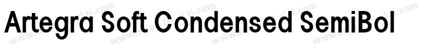 Artegra Soft Condensed SemiBold字体转换